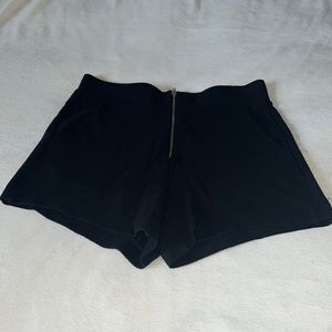 Enza Costa Zip Front Shorts Size Small